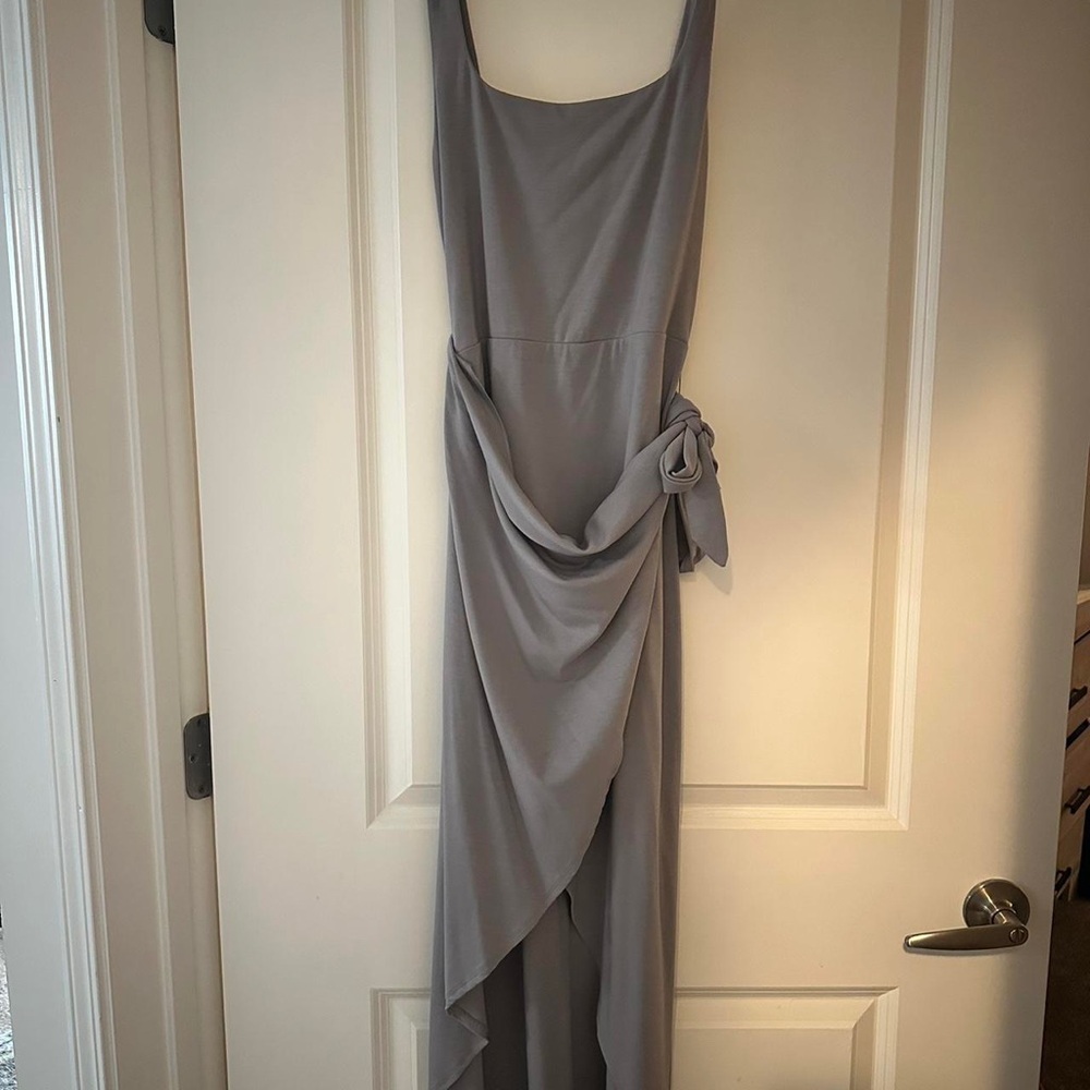 Wilfred Gray Sleeveless wrap Dress